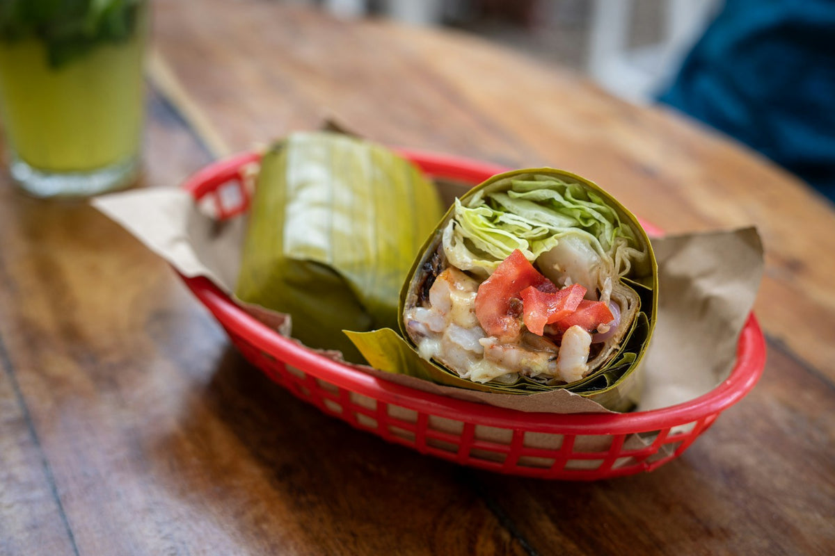 Wrap de folhas – receita Desinchá
