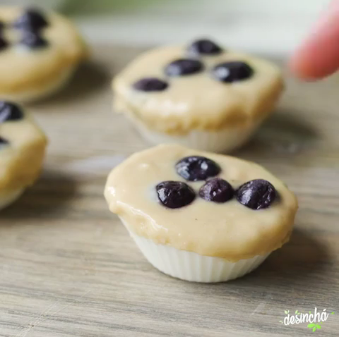 Tortinha gelada de iogurte