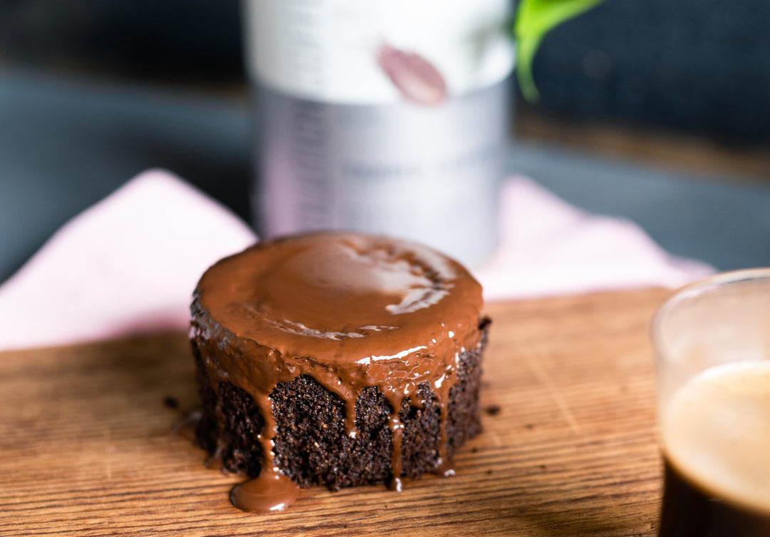 Bolo de Chocolate com Evolution Coffee