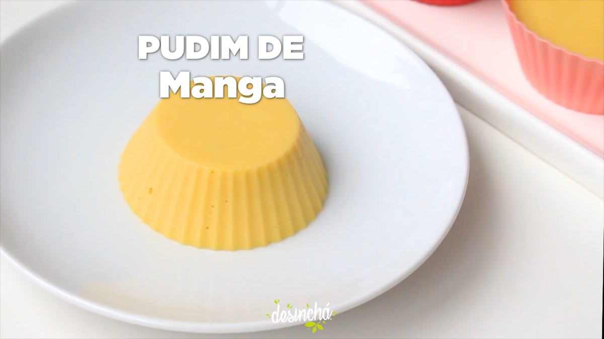 Receita de Pudim de Manga
