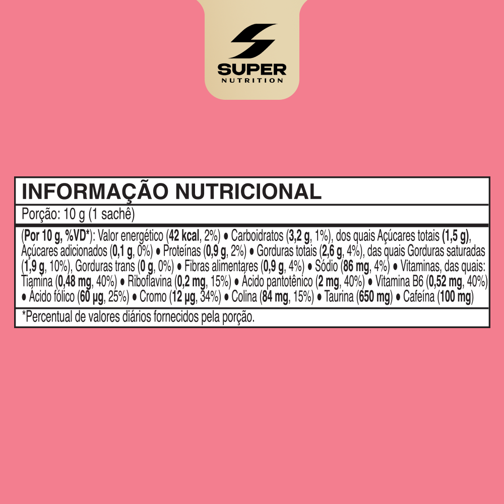 Stick Supercafé Chocolate Branco com Morango (14 unidades)