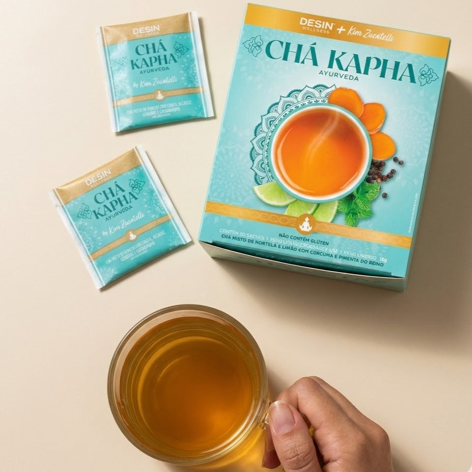 Chá Ayurveda Kapha by Kim Zucatelli (30 sachês)