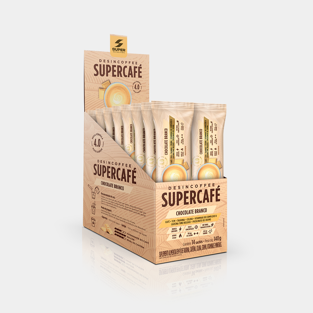 Stick Supercafé Chocolate Branco (14 unidades)
