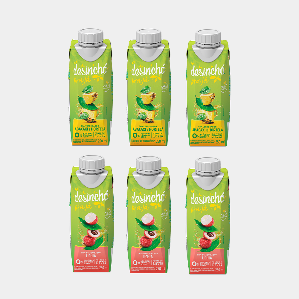 Kit Desinchá Pra Já Mini (6 unidades de 250ml)