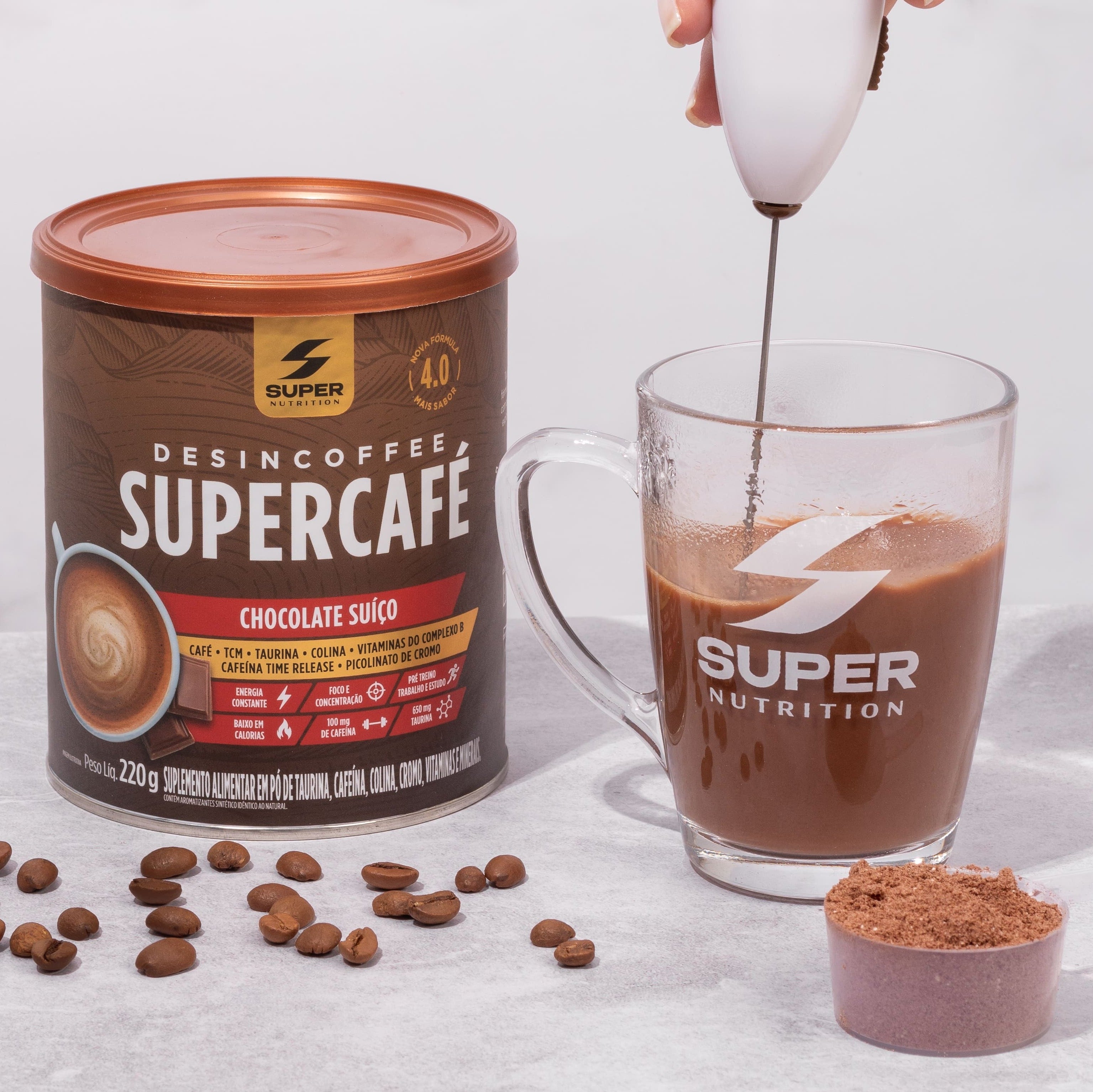 Supercafé Chocolate Suíço + Caramelo e Flor de Sal