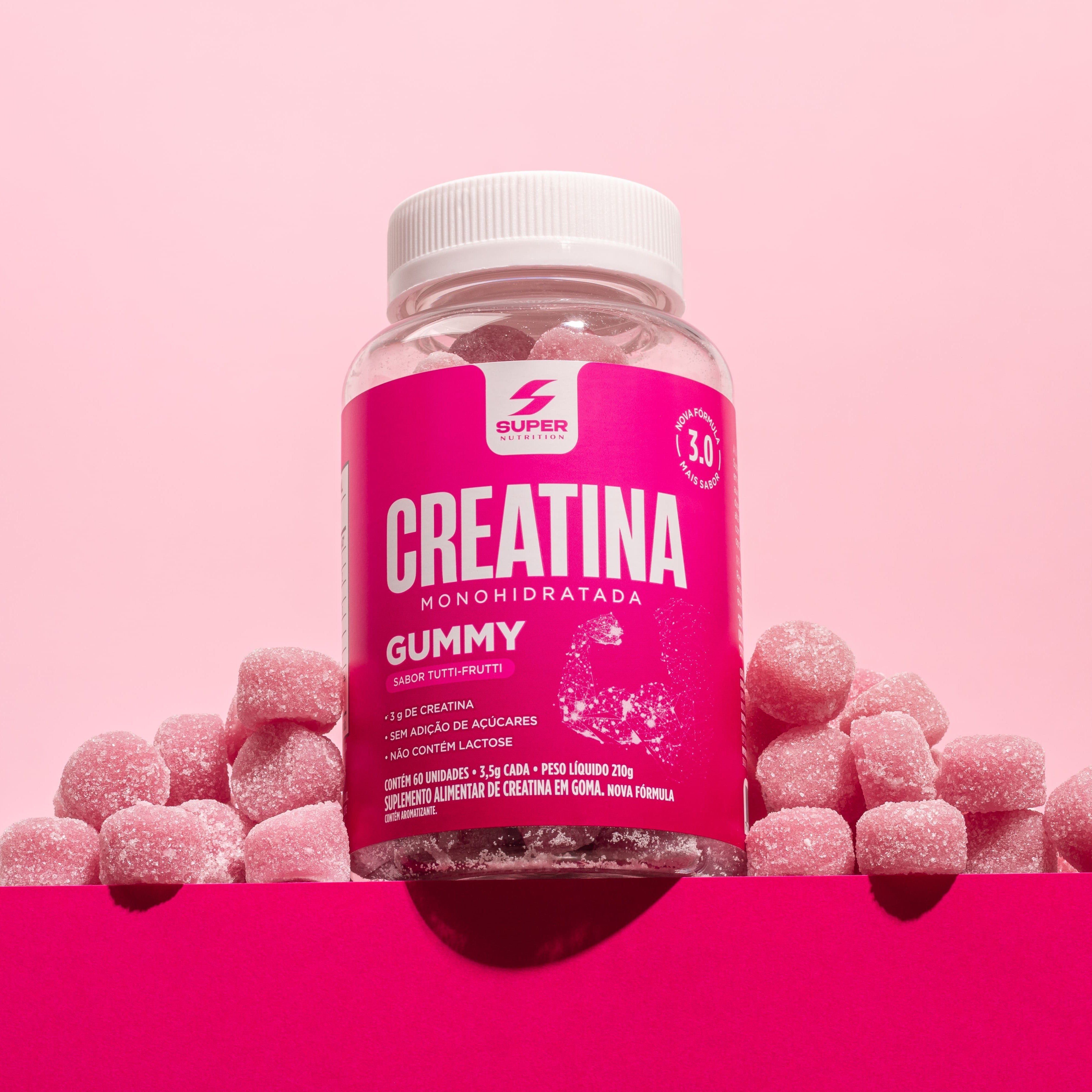Gummy Creatina Sabor Tutti-Frutti (60 gomas)