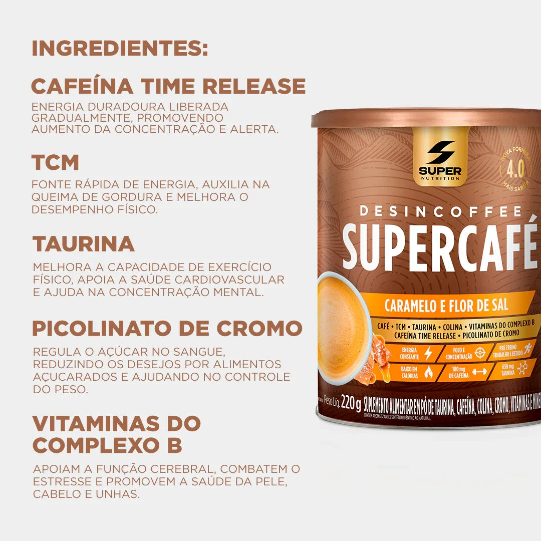 Compre 1 Leve 2 Supercafé Caramelo e Flor de Sal