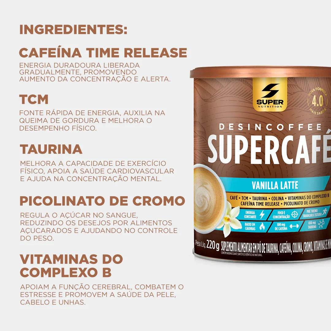 Compre 1 Leve 2 Supercafé Vanilla Latte