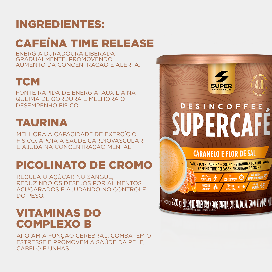 Supercafé Chocolate Suíço + Caramelo e Flor de Sal