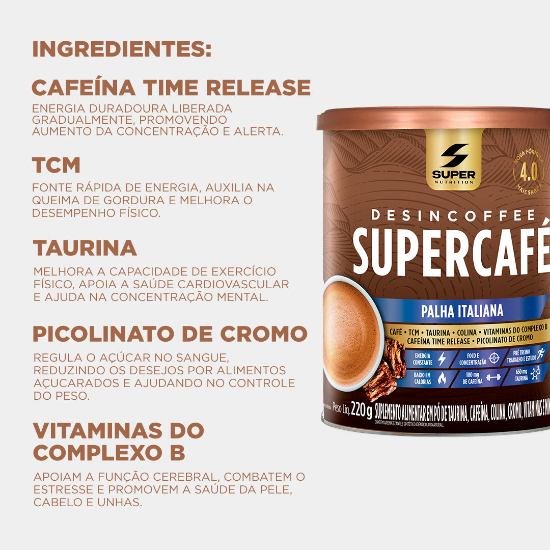 Supercafé Chocolate Branco + Palha Italiana