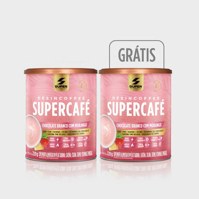 Compre 1 Leve 2 Supercafé Chocolate Branco com Morango