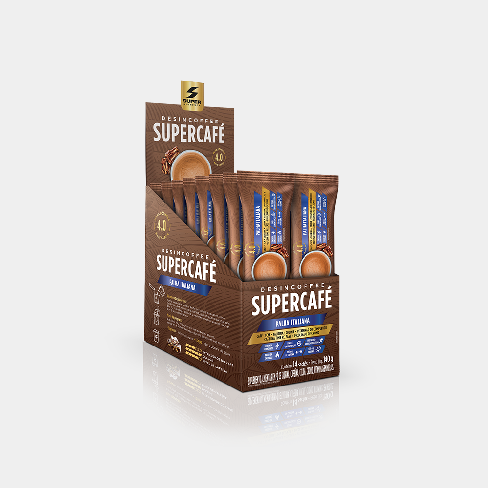 Stick Supercafé Palha Italiana (14 unidades)