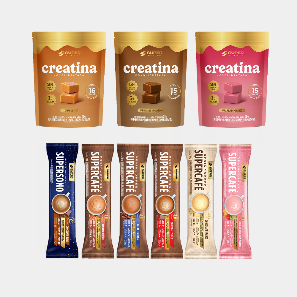 Kit Degustação Completa: Creatinas e Supercafés