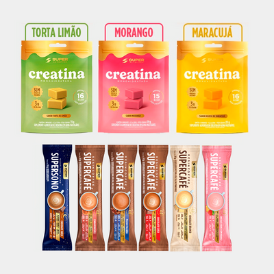 Kit Degustação Completa: Creatinas e Supercafés
