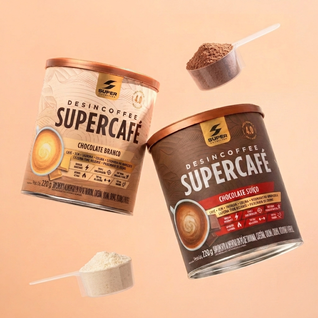 Compre 01 Supercafé Chocolate Branco, Ganhe 01 Supercafé Chocolate Suíço