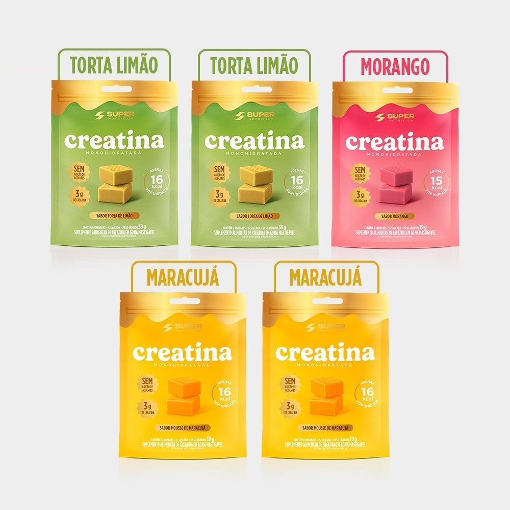 Degustação Completa Caramelos de Creatina