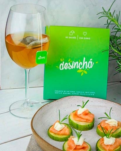 Canapé de Abobrinha com Salmão e Cream Cheese