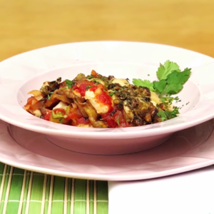 Lasanha Low Carb de Berinjela com Abobrinha