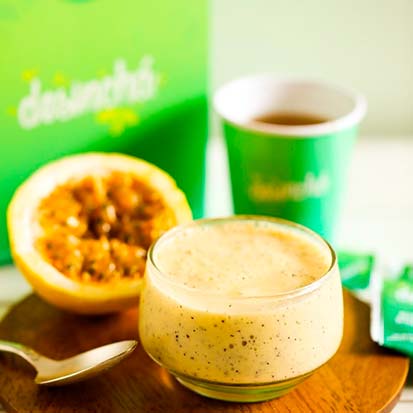 Mousse de maracujá low carb