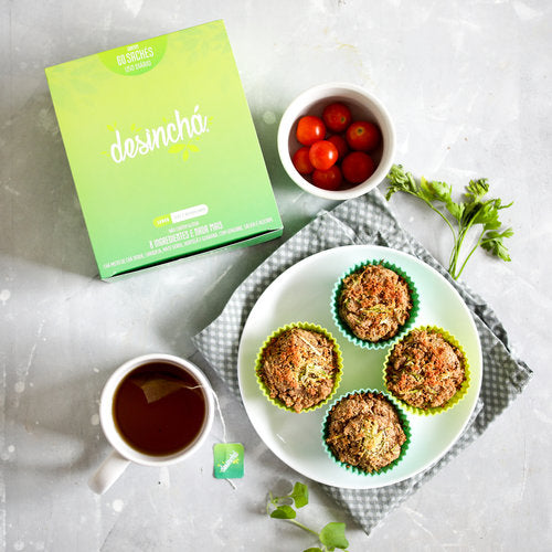 Muffin Salgado de abobrinha low carb