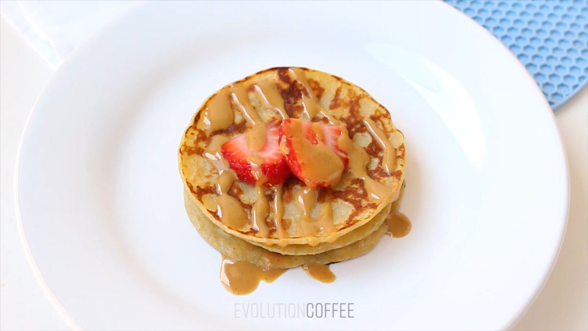 Panqueca com Morango