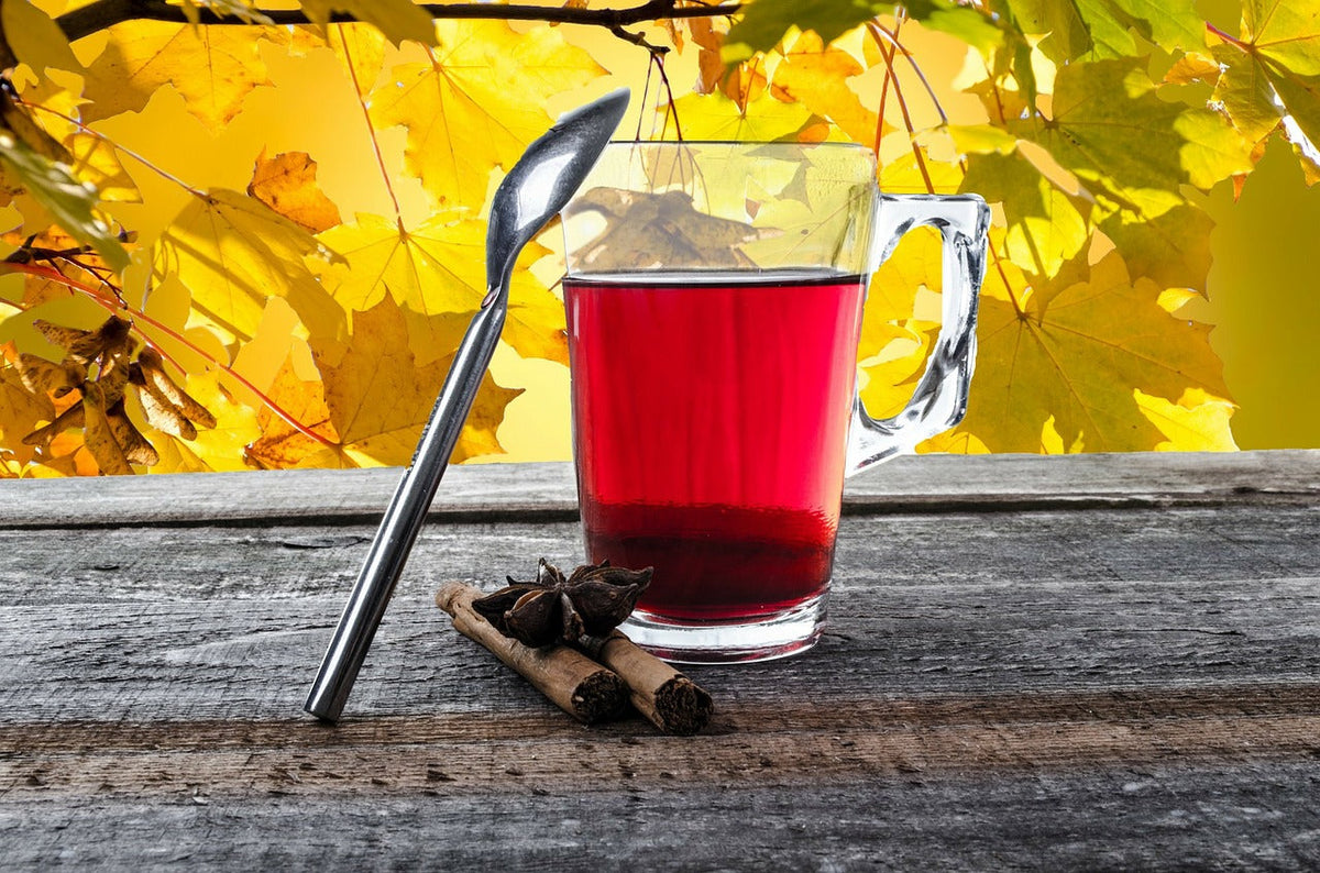 Receita de Chá de Laranja e Hibisco