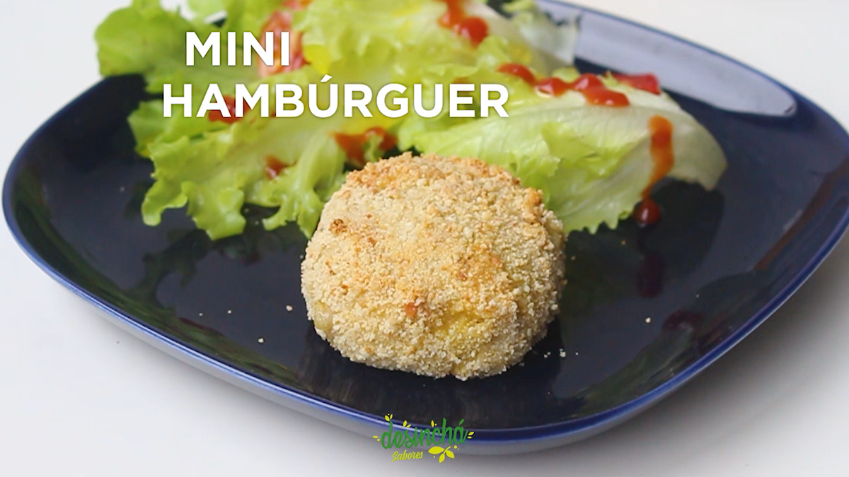 Hambúrguer de Grão-de-Bico Fácil