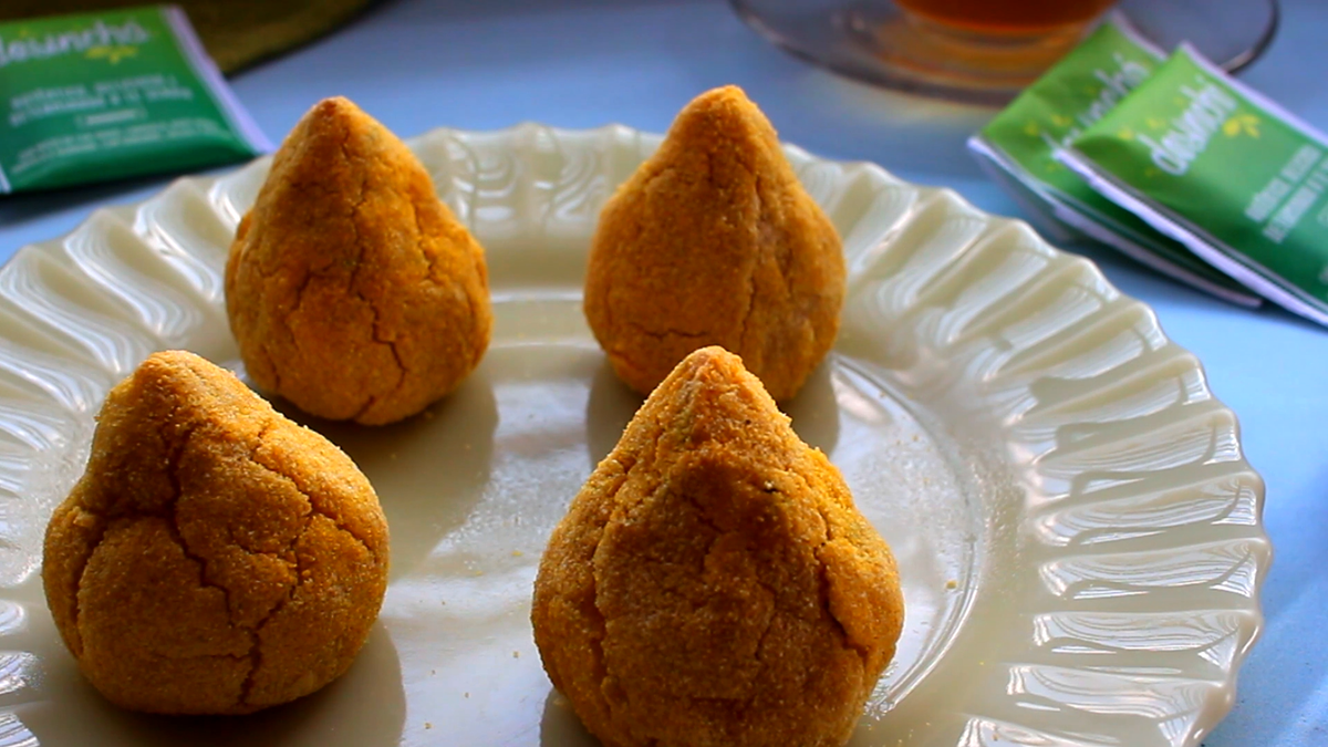 Coxinha Saudável de Mandioca