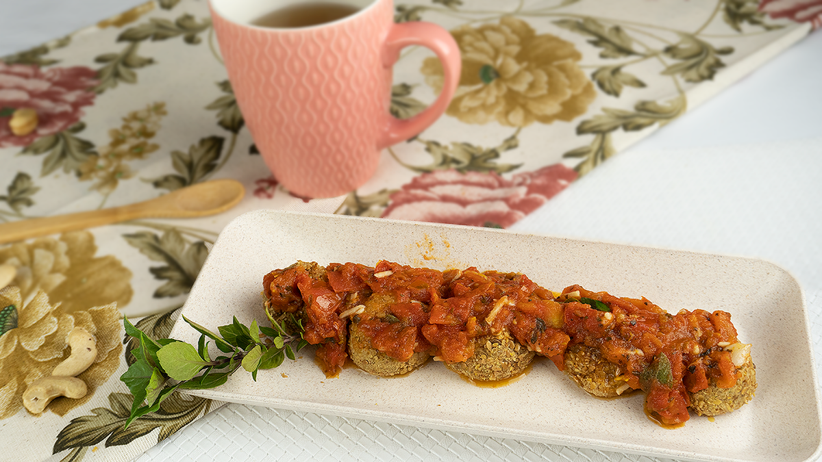 Receita de Almôndega Vegetariana fácil