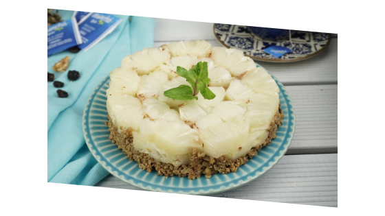 O melhor crumble de abacaxi da sua vida!