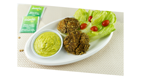 Hambúrguer vegano de lentilha