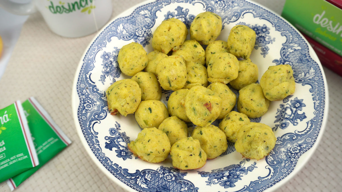 Bolinho de Mandioquinha saudavel