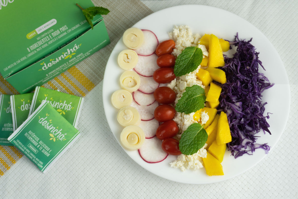 Deliciosa Salada com Manga