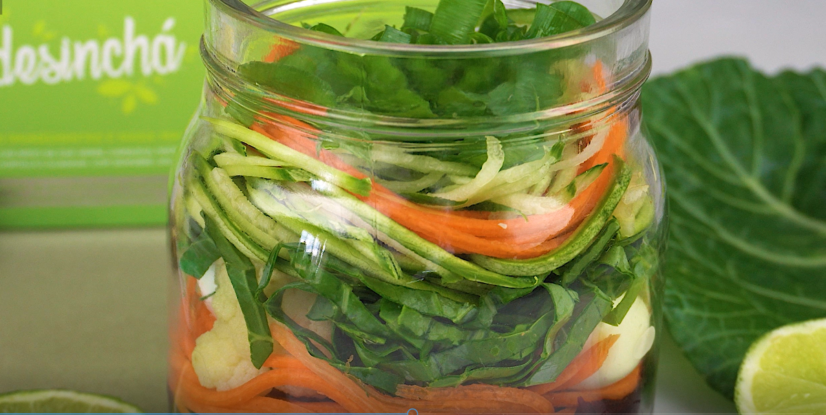 Como fazer uma salada de pote