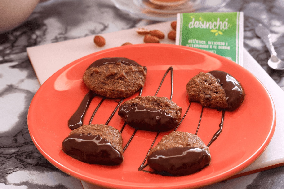 Biscoito de Amendoim com Chocolate