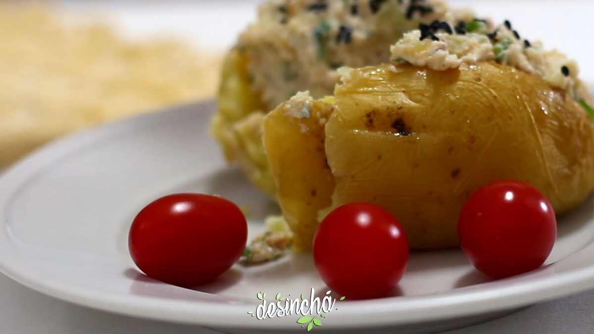 Batata Recheada de Atum