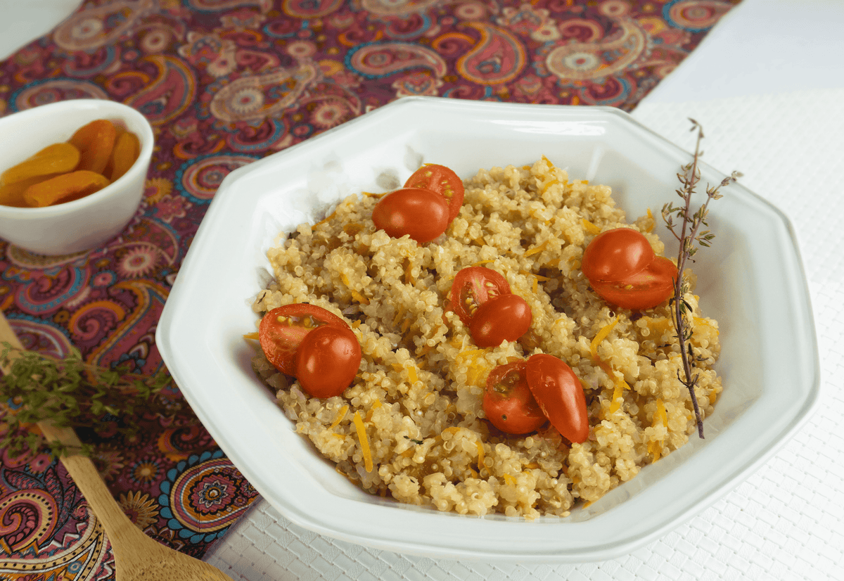 Risoto de Quinoa Vegano