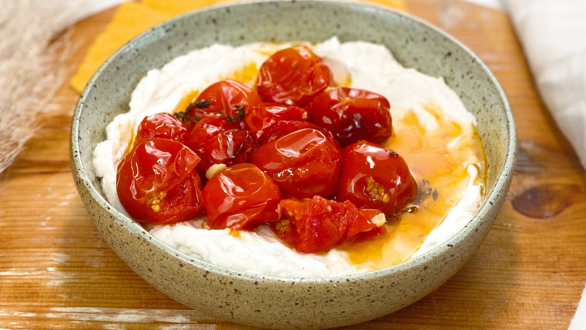 Tomate Cereja Recheado com Cream Cheese