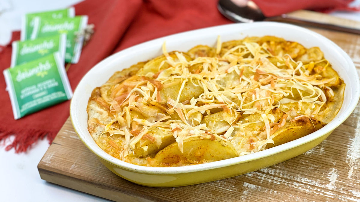 Deliciosas Tiras de Batata no Queijo