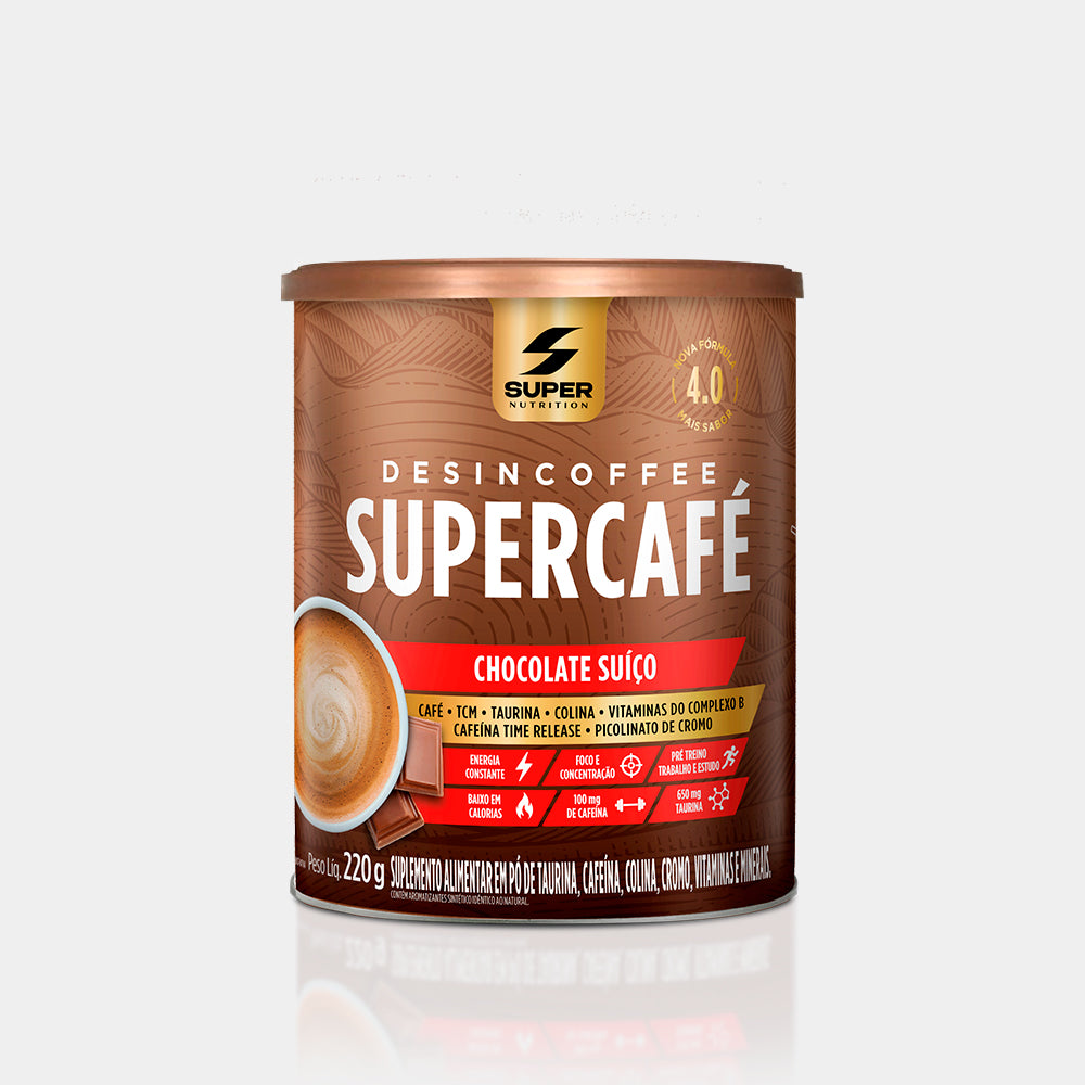 Compre 3, Leve 6: Supercafé Chocolate Suíço + Chocolate Branco + Morango