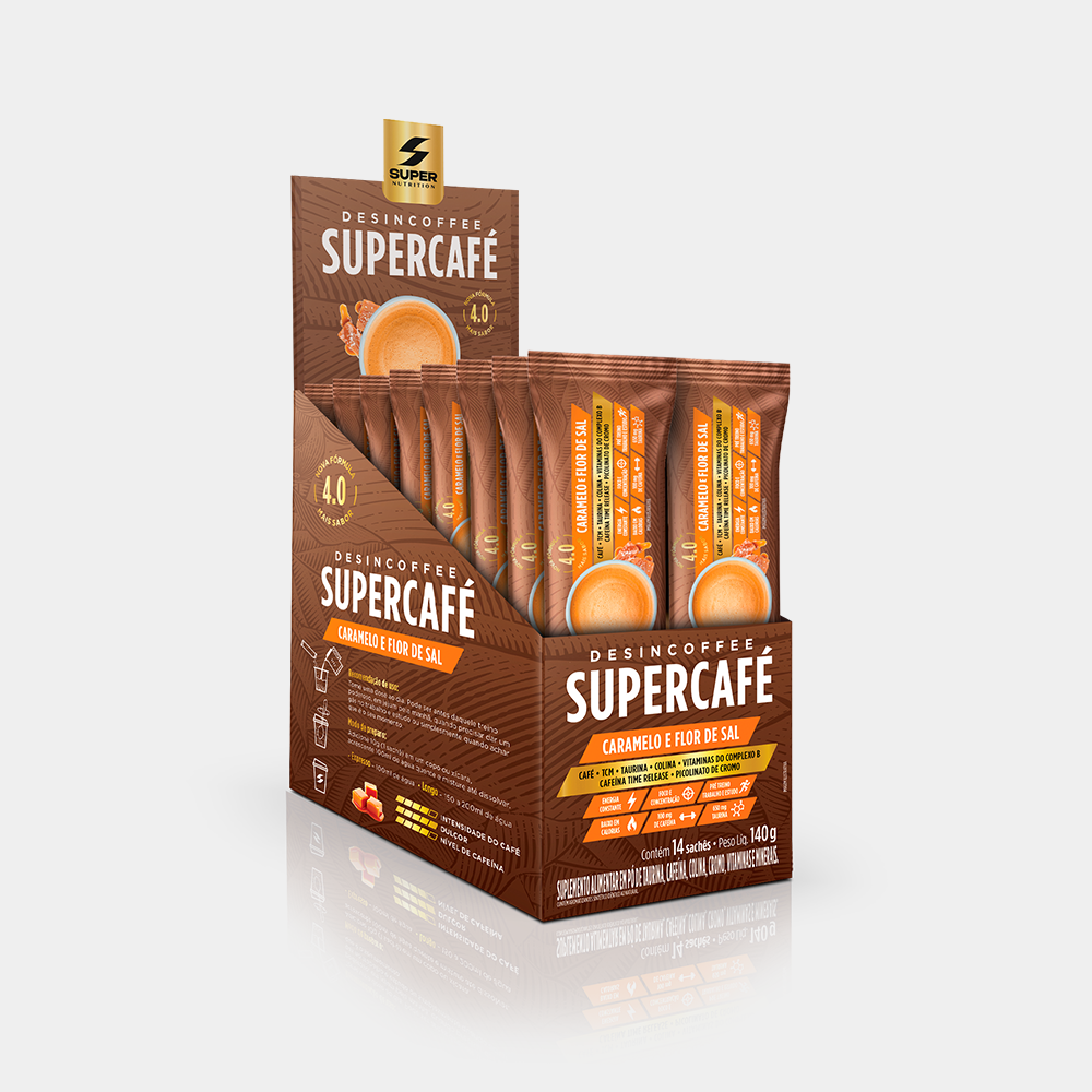 Stick Supercafé Caramelo Flor de Sal (14 unidades)