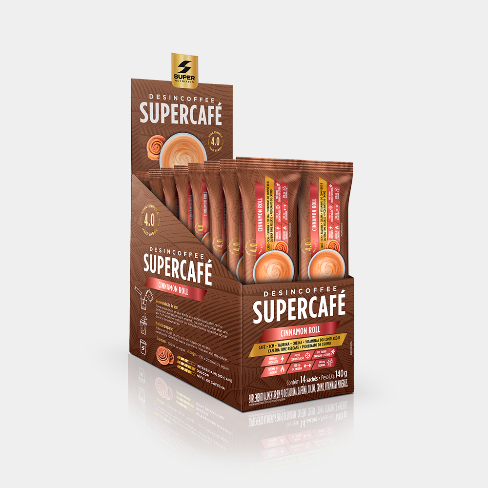 Stick Supercafé Cinnamon Roll (14 unidades)