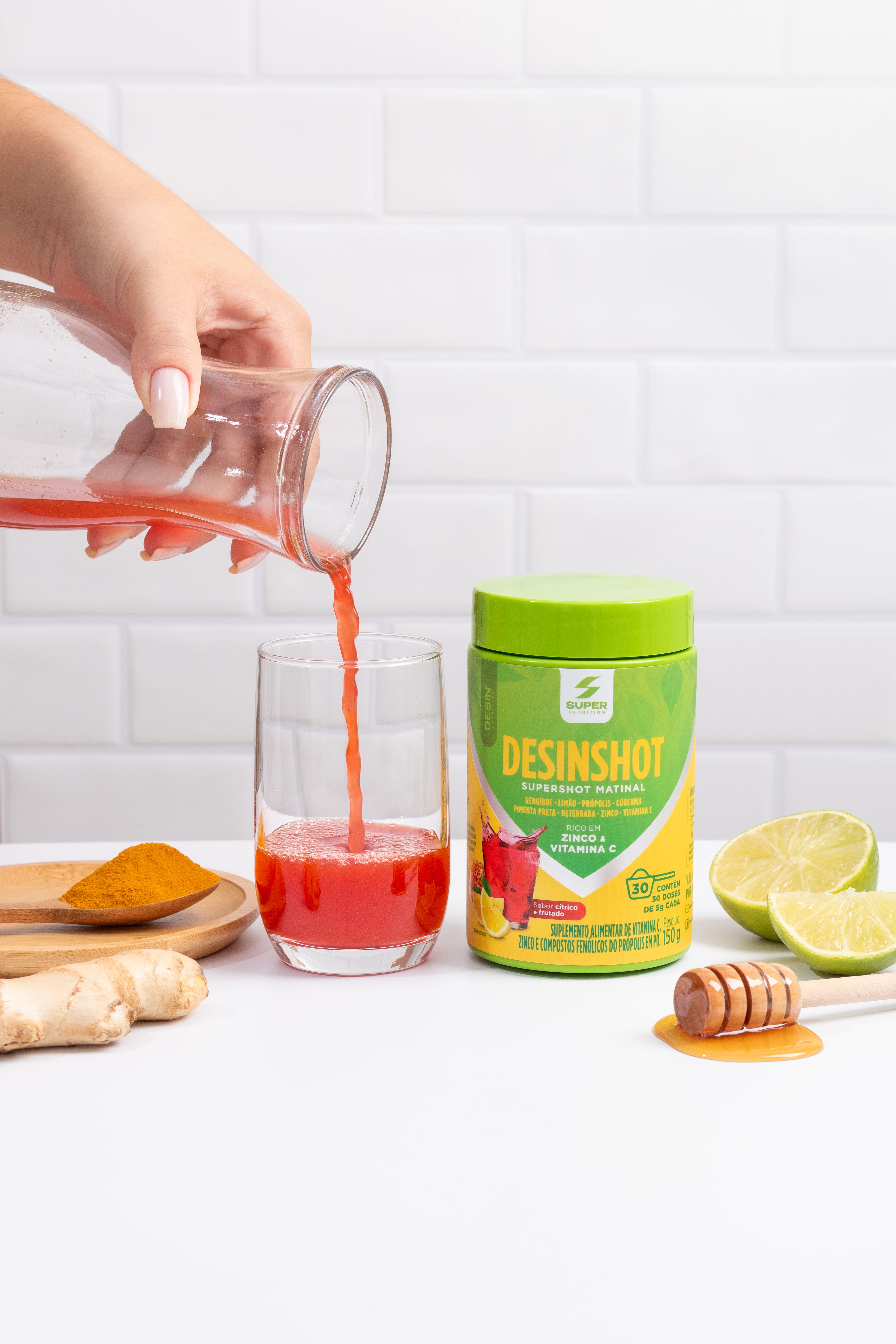 Shot Matinal Desinshot: Poderosa combinação de ingredientes +