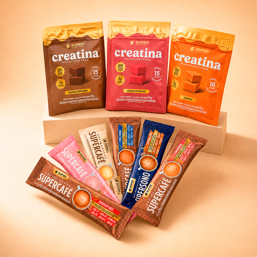 Kit Degustação Completa: Creatinas e Supercafés