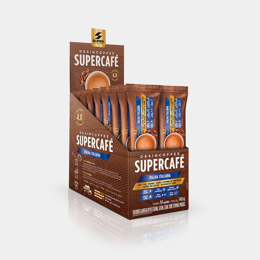 Stick Supercafé Palha Italiana (14 unidades)
