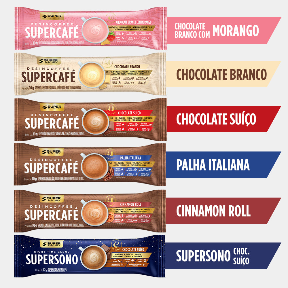 Kit Degustação Sticks: Supercafés e Supersono