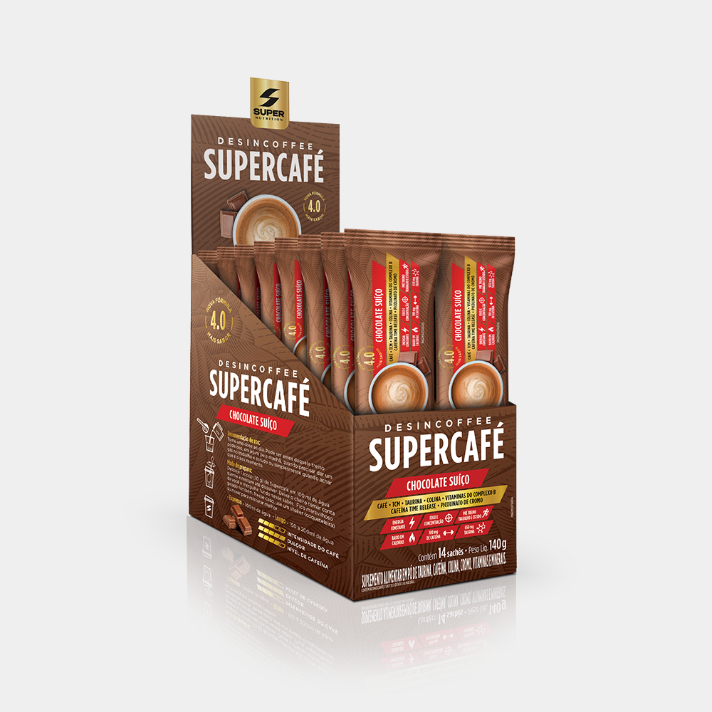 Stick Supercafé Chocolate Suíço (14 unidades)