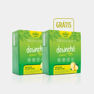 Compre 1 Leve 2 Desinchá Abacaxi com Limão Siciliano (30 sachês)