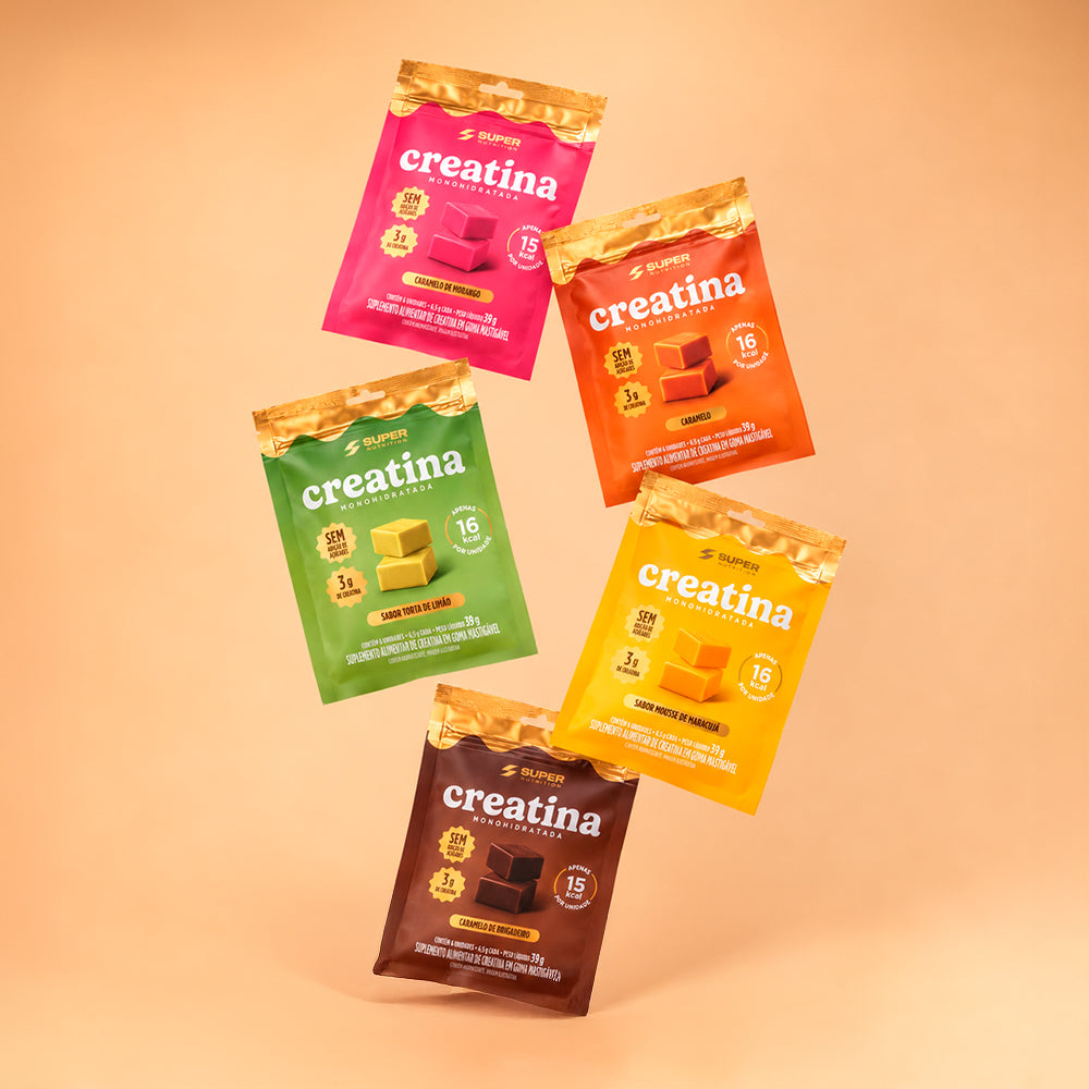 Degustação Completa Caramelos de Creatina