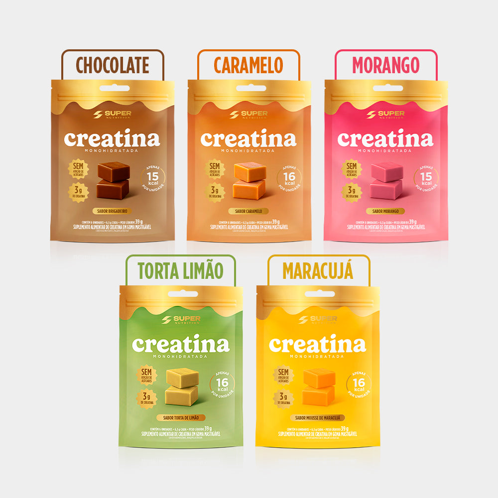 Degustação Completa Caramelos de Creatina